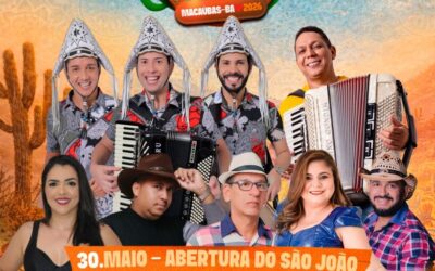 ABERTURA DO SÃO JOÃO 2026 DE MACAÚBAS!